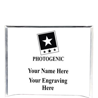 7"X5" YOUR LOGO CURVA ACRYLIC