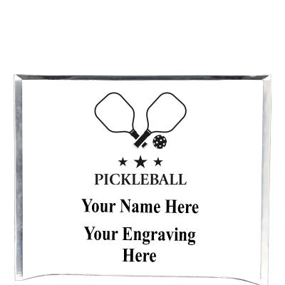 7"X5" YOUR LOGO CURVA ACRYLIC