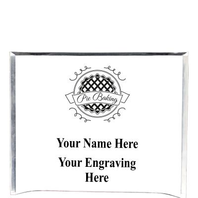 7"X5" YOUR LOGO CURVA ACRYLIC