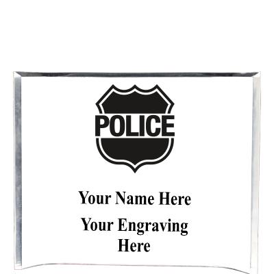 7"X5" YOUR LOGO CURVA ACRYLIC