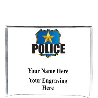 7"X5" YOUR LOGO CURVA ACRYLIC