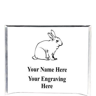 7"X5" YOUR LOGO CURVA ACRYLIC