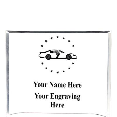 7"X5" YOUR LOGO CURVA ACRYLIC