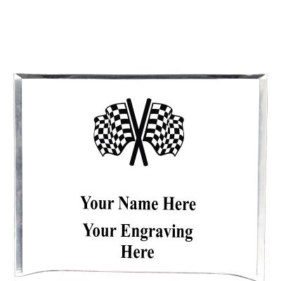 7"X5" YOUR LOGO CURVA ACRYLIC