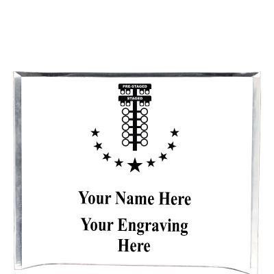 7"X5" YOUR LOGO CURVA ACRYLIC