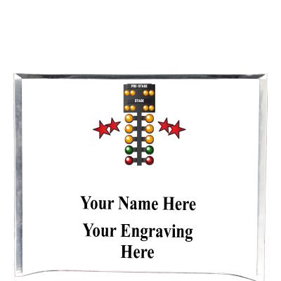 7"X5" YOUR LOGO CURVA ACRYLIC