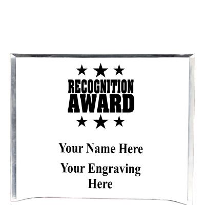 7"X5" YOUR LOGO CURVA ACRYLIC