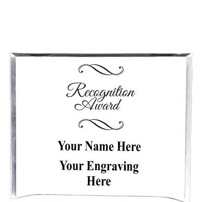 7"X5" YOUR LOGO CURVA ACRYLIC