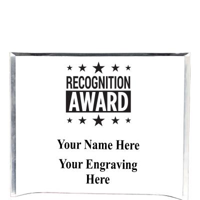 7"X5" YOUR LOGO CURVA ACRYLIC