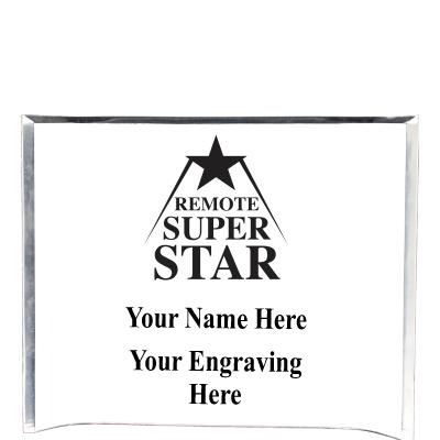 7"X5" YOUR LOGO CURVA ACRYLIC