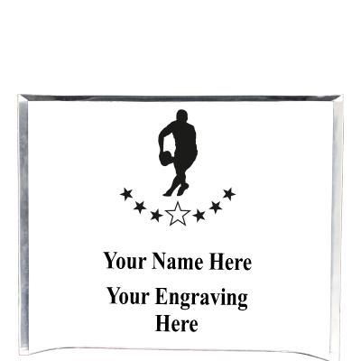 7"X5" YOUR LOGO CURVA ACRYLIC