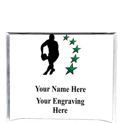 7"X5" YOUR LOGO CURVA ACRYLIC