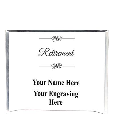 7"X5" YOUR LOGO CURVA ACRYLIC