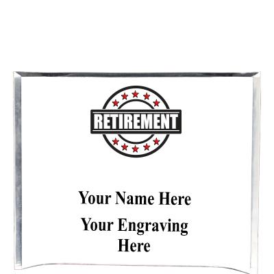 7"X5" YOUR LOGO CURVA ACRYLIC