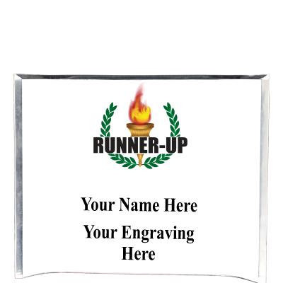 7"X5" YOUR LOGO CURVA ACRYLIC