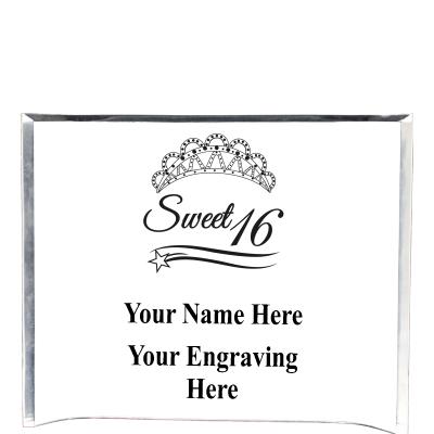 7"X5" YOUR LOGO CURVA ACRYLIC