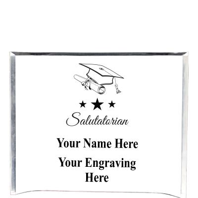 7"X5" YOUR LOGO CURVA ACRYLIC