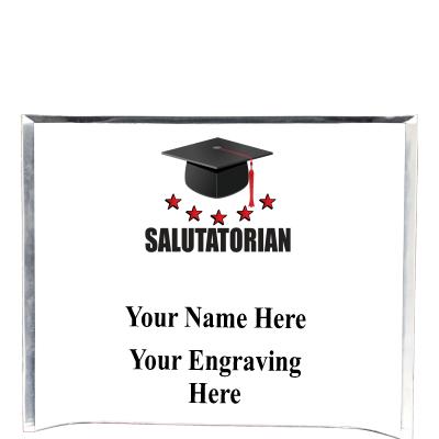 7"X5" YOUR LOGO CURVA ACRYLIC