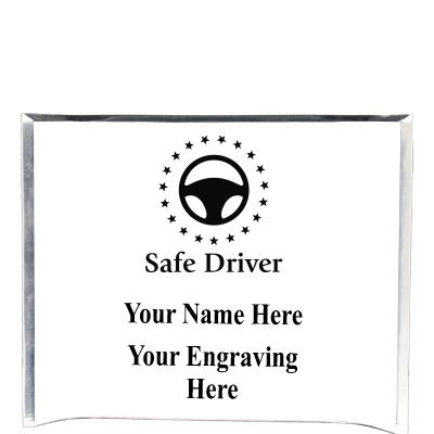 7"X5" YOUR LOGO CURVA ACRYLIC