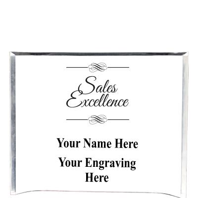 7"X5" YOUR LOGO CURVA ACRYLIC