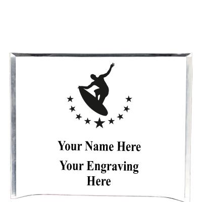 7"X5" YOUR LOGO CURVA ACRYLIC