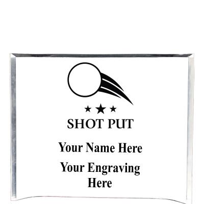 7"X5" YOUR LOGO CURVA ACRYLIC