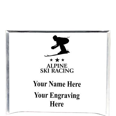 7"X5" YOUR LOGO CURVA ACRYLIC