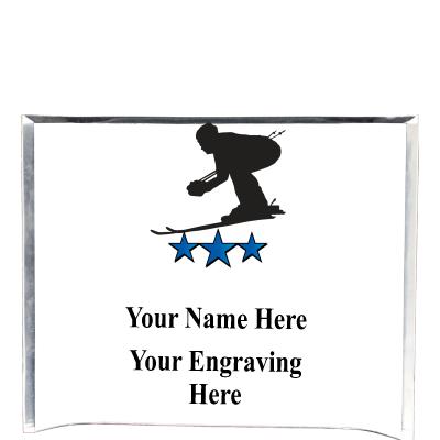 7"X5" YOUR LOGO CURVA ACRYLIC