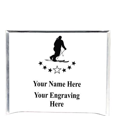 7"X5" YOUR LOGO CURVA ACRYLIC