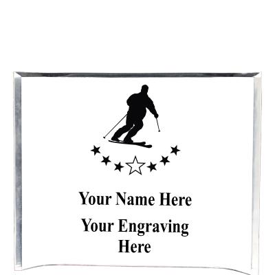 7"X5" YOUR LOGO CURVA ACRYLIC