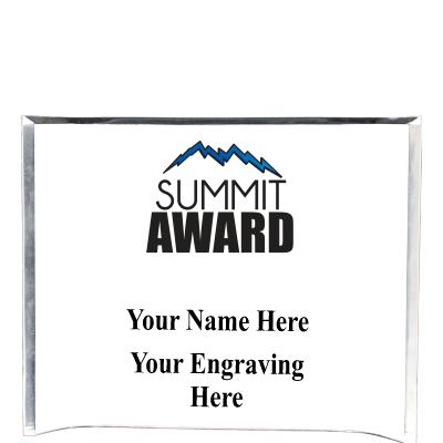 7"X5" YOUR LOGO CURVA ACRYLIC