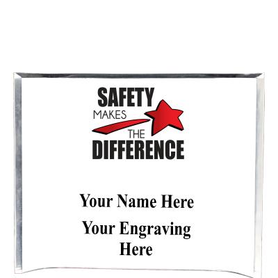 7"X5" YOUR LOGO CURVA ACRYLIC