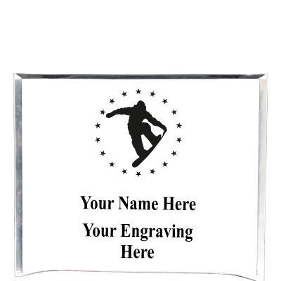 7"X5" YOUR LOGO CURVA ACRYLIC