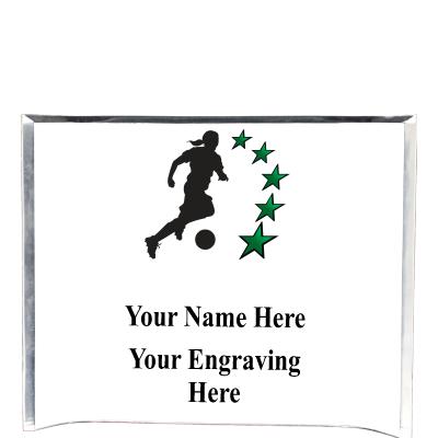 7"X5" YOUR LOGO CURVA ACRYLIC