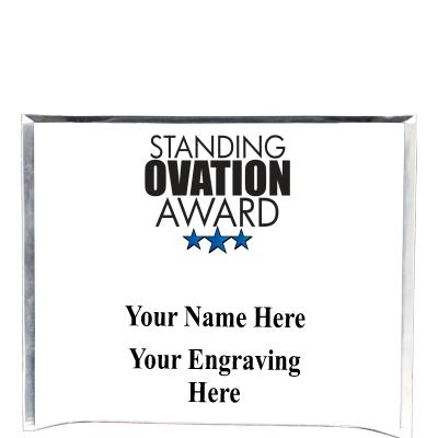 7"X5" YOUR LOGO CURVA ACRYLIC