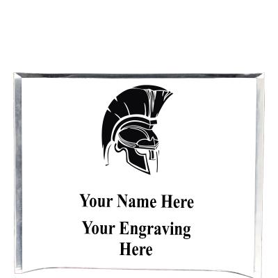 7"X5" YOUR LOGO CURVA ACRYLIC