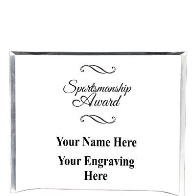 7"X5" YOUR LOGO CURVA ACRYLIC