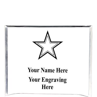 7"X5" YOUR LOGO CURVA ACRYLIC