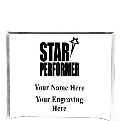 7"X5" YOUR LOGO CURVA ACRYLIC