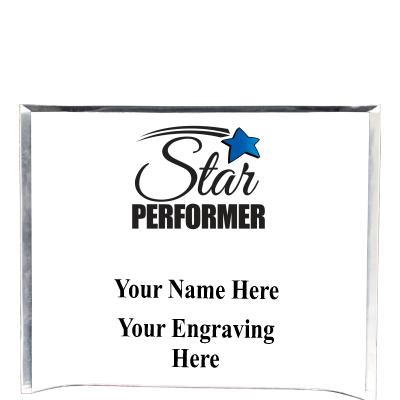 7"X5" YOUR LOGO CURVA ACRYLIC
