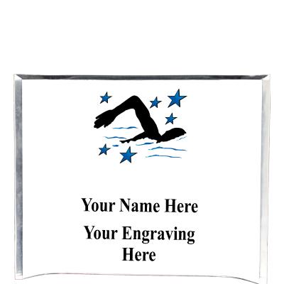 7"X5" YOUR LOGO CURVA ACRYLIC