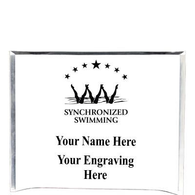 7"X5" YOUR LOGO CURVA ACRYLIC