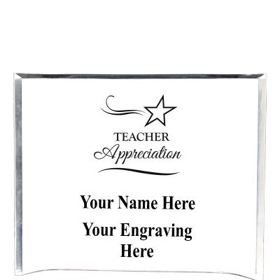 7"X5" YOUR LOGO CURVA ACRYLIC