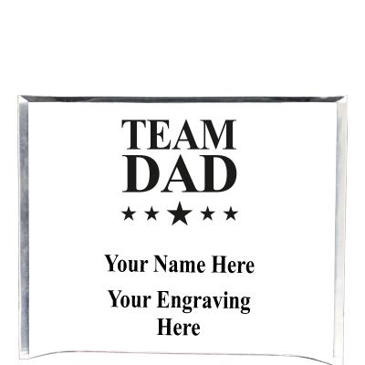 7"X5" YOUR LOGO CURVA ACRYLIC