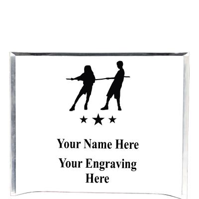 7"X5" YOUR LOGO CURVA ACRYLIC