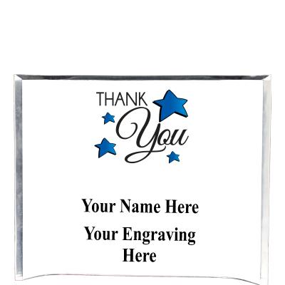 7"X5" YOUR LOGO CURVA ACRYLIC