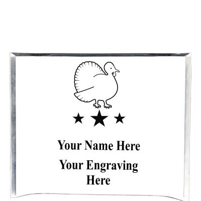 7"X5" YOUR LOGO CURVA ACRYLIC