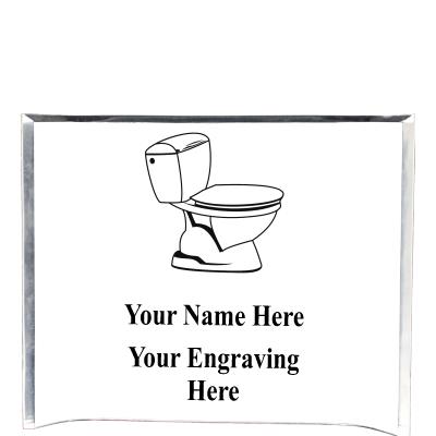 7"X5" YOUR LOGO CURVA ACRYLIC