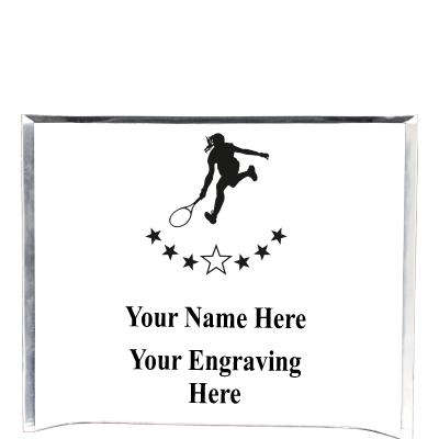 7"X5" YOUR LOGO CURVA ACRYLIC