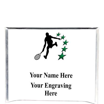 7"X5" YOUR LOGO CURVA ACRYLIC